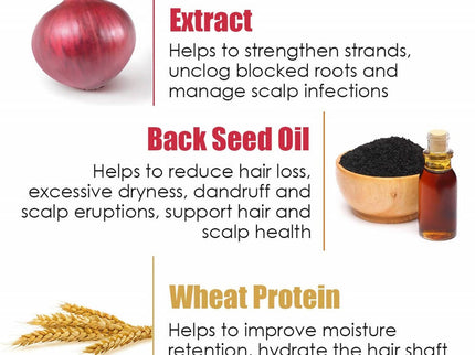 Wow Skin Science Red Onion Black Seed Oil Hair Mask - 200 ml