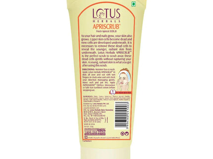Lotus Herbals Apriscrub Fresh Apricot Scrub