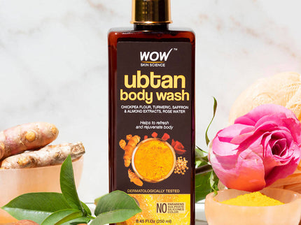 Wow Skin Science Ubtan Body Wash - 250 ml