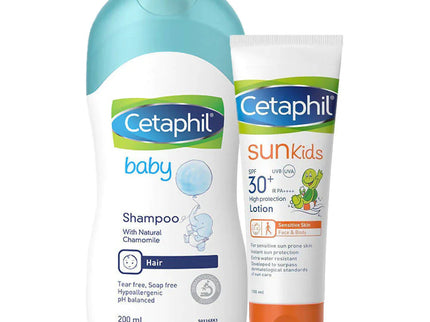Cetaphil Baby Gentle Wash & Shampoo & Sun Kids SPF 30+ Combo