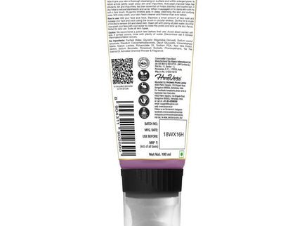 Wow Skin Science Activated Charcoal Face Wash Gel - 100 gms