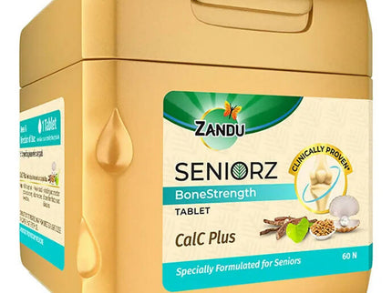 Zandu Seniorz Bone Strength CalC Plus Tablets