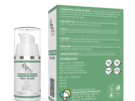 Fixderma Repair and Restore Face Serum - 30 gms