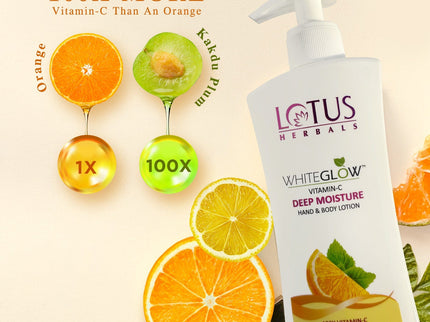 Lotus Herbals WhiteGlow Vitamin C Deep Moisture Hand & Body Lotion