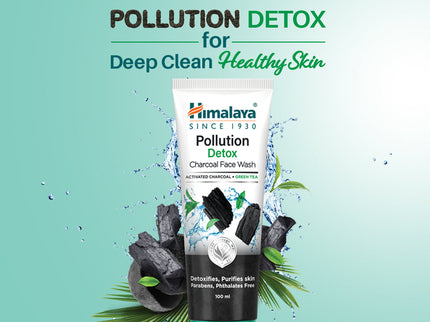 Himalaya Pollution Detox Charcoal Face Wash