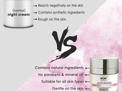 Wow Skin Science Anti Aging Night Cream - 50 ml