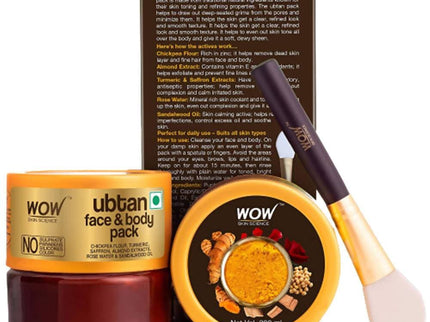 Wow Skin Science Ubtan Face & Body Pack - 200 ml