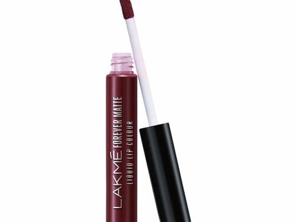 Lakme Forever Matte Liquid Lip Colour Wine Touch - 5.6 ml