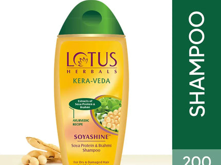 Lotus Herbals Kera-Veda Soyashine Soya Protein And Brahmi Shampoo