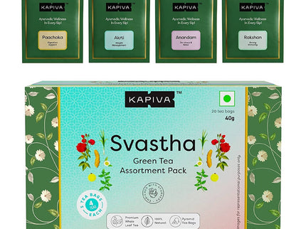 Kapiva Ayurveda Svastha Green Tea Bags - 20 Bags