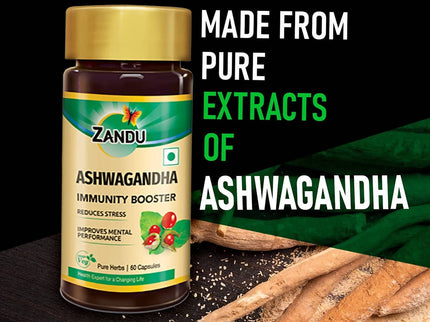 Zandu Ashwagandha Immunity Booster Capsules