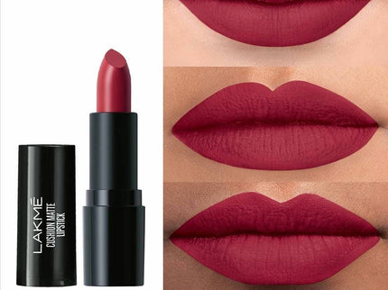 Lakme Cushion Matte Lipstick Red Wine - 4.5 gms
