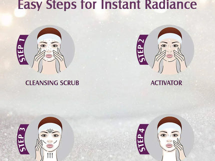 Lotus Herbals Radiant Diamond Facial Kit For Instant Radiance - 37 gms