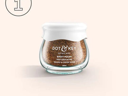 Dot & Key Booty Polish Deep Exfoliating Walnut & Coffee Body Scrub - 60 ml