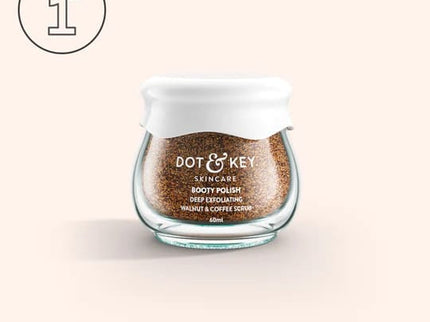 Dot & Key Booty Polish Deep Exfoliating Walnut & Coffee Body Scrub - 60 ml