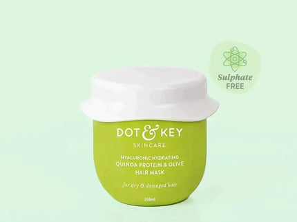 Dot & Key Hyaluronic Hydrating Quinoa Protein & Olive Hair Mask - 200 ml