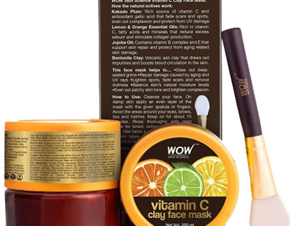 Wow Skin Science Vitamin C Glow Clay Face Mask - 200 ml
