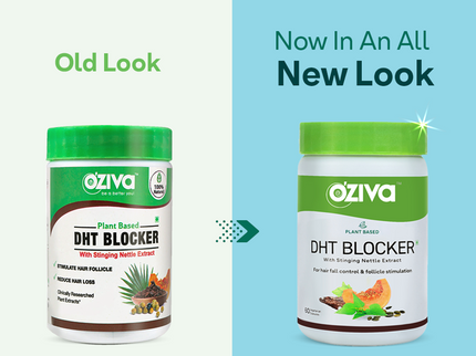 OZiva Plant Based DHT Blocker With Stinging Nettle Extract