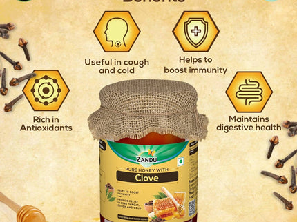 Zandu Pure Honey with Clove