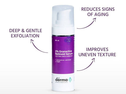 The Derma Co 2% Granactive Retinoid Serum for Fine Lines & Wrinkles - 30 ml