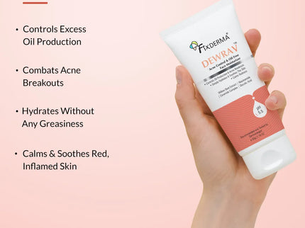 Fixderma Dewrav Acne Control & Oil Free Face Moisturizer - 50 gms