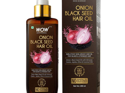 Wow Skin Science Onion Black Seed Oil Hair Care Ultimate 4 Kit