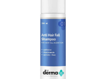 The Derma Co Anti-Hair Fall Shampoo for Hair Fall Reduction - 200 ml