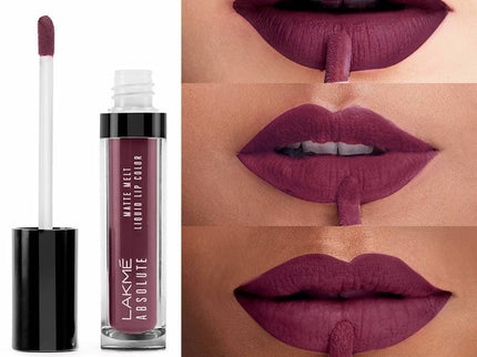 Lakme Absolute Matte Melt Liquid Lip Color Wine N Dine - 6 ml