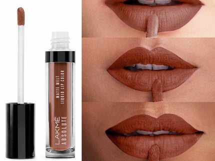 Lakme Absolute Matte Melt Liquid Lip Color Natural Nude - 6 ml