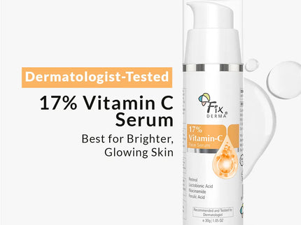 Fixderma 17% Vitamin C Face Serum - 30 gms