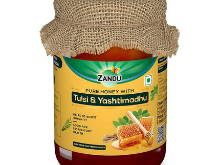 Zandu Pure Honey with Tulsi & Yashtimadhu