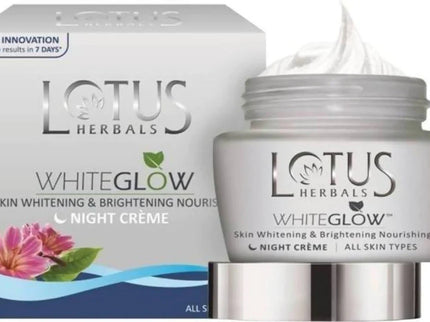 Lotus Herbals Whiteglow Skin Whitening & Brightening Nourishing Night Creme