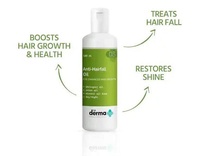The Derma Co Anti-Hair Fall Oil for Enhanced Hair Growth - 100 ml