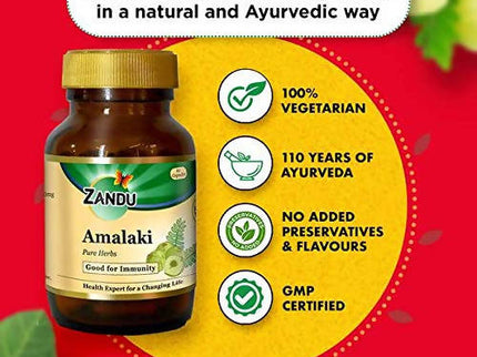 Zandu Amalaki Pure Herbs Capsules
