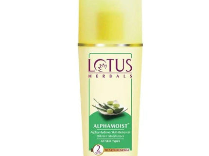 Lotus Herbal Alphamoist Alpha Hydroxy Skin Renewal Oil Free Moisturiser
