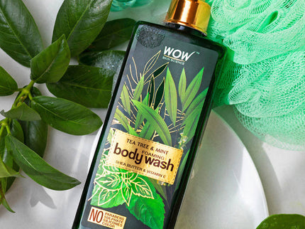 Wow Skin Science Tea Tree & Mint Foaming Body Wash - 250 ml