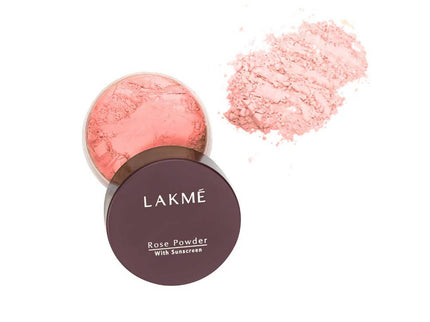 Lakme Rose Face Powder With Sunscreen  Warm Pink - 40 gms