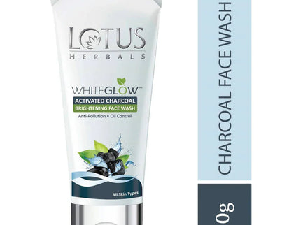 Lotus Herbals WhiteGlow Activated Charcoal Brightening Facewash