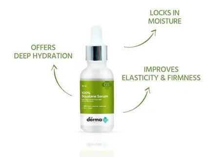 The Derma Co 100% Squalane Serum for Deep Hydration & Moisture Lock - 30 ml