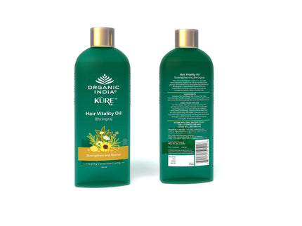 Organic India Hair Vitality Oil Bhringraj - 120 ml