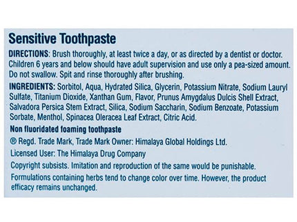 Himalaya Sensitive Tooth Paste