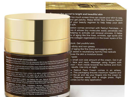 Wow Skin Science Retinol Face Cream - 50 ml