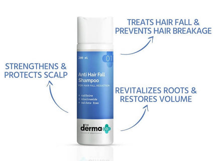The Derma Co Anti-Hair Fall Shampoo for Hair Fall Reduction - 200 ml