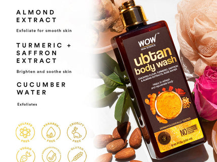 Wow Skin Science Ubtan Body Wash - 250 ml