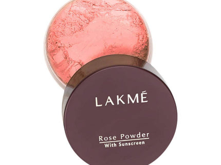 Lakme Rose Face Powder With Sunscreen  Warm Pink - 40 gms