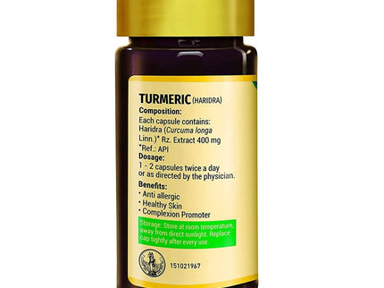 Zandu Turmeric (Haridra) Anti Allergic Capsules