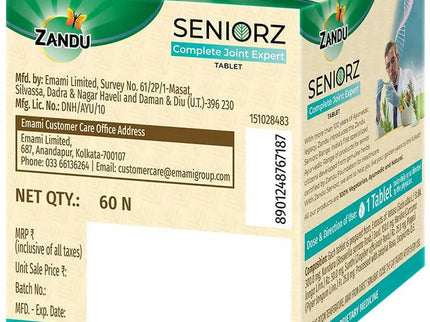 Zandu Seniorz Complete Joint Expert Tablets