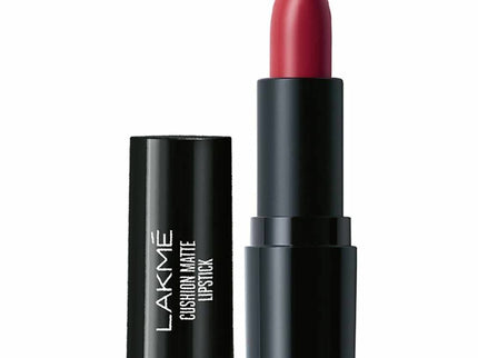 Lakme Cushion Matte Lipstick Red Wine - 4.5 gms
