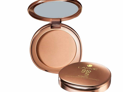 Lakme 9 To 5 Flawless Matte Complexion Compact  Almond - 8 gms