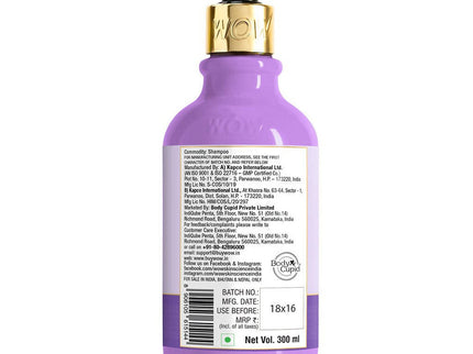 Wow Skin Science Rice Water And Lavender Shampoo